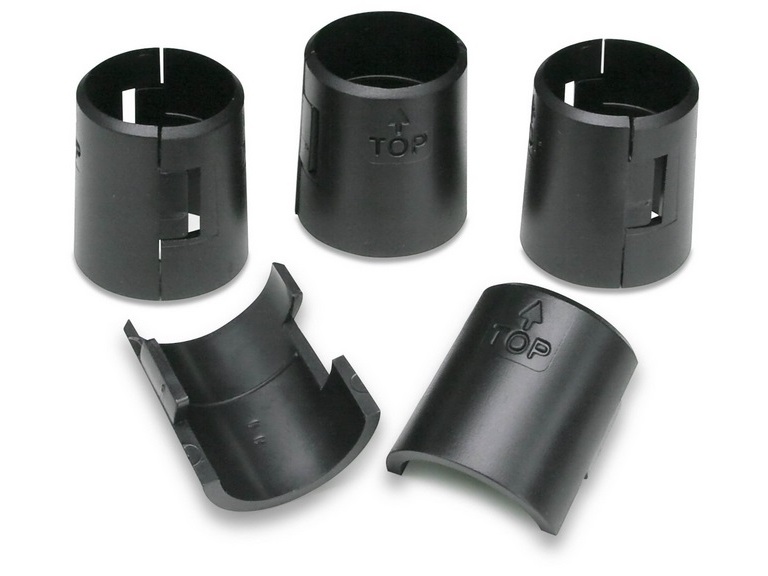 Kunststoffhalter zu Chrom-Gitterregal/Weinregal 4er-Set