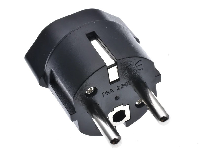 Reiseadapter / Reisestecker - EU/Schuko auf CH-Stecker – Bild 2