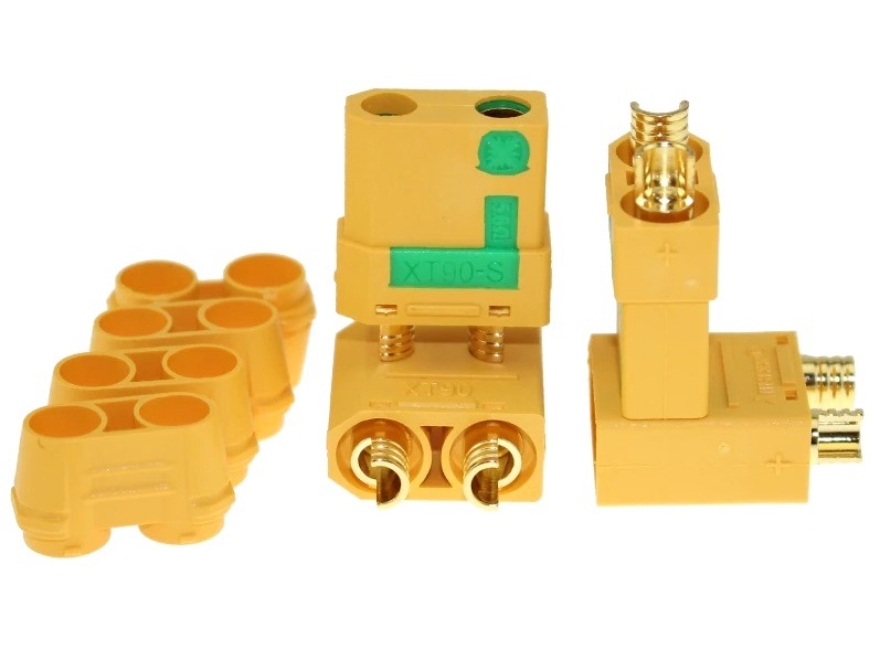 Amass XT90-S Antiblitz Hochstrom Stecksystem bis 90A, 1 Paar – Bild 3