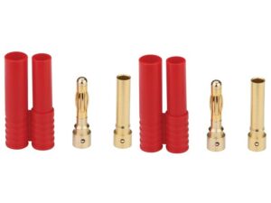 Hochstrom Stecksystem, Bananenstecker 4mm 1 Paar