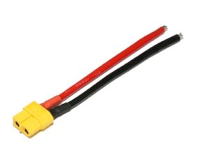 Anschlusskabel 12AWG - 10cm mit XT60 Stecker weiblich