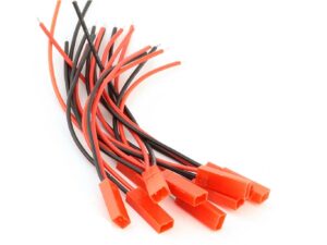 Anschlusskabel 20AWG, 10cm mit JST Stecker männlich - 4er-Set