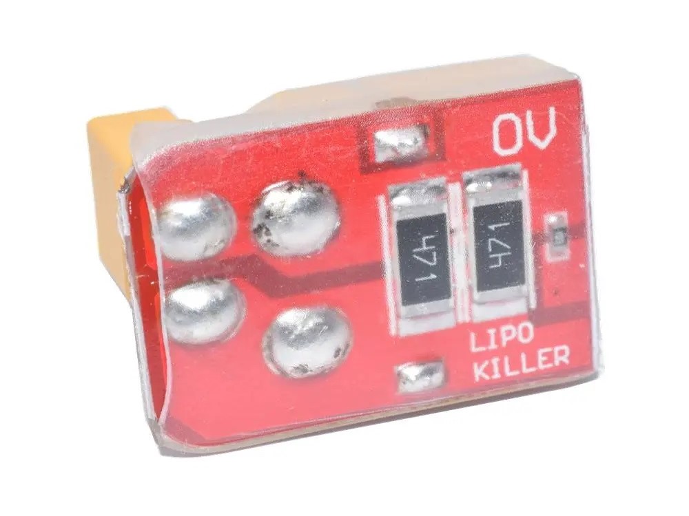 LiPo Killer 0V Akku Entlade - Adapter mit XT60 / XT30 Anschluss-Stecker – Bild 3
