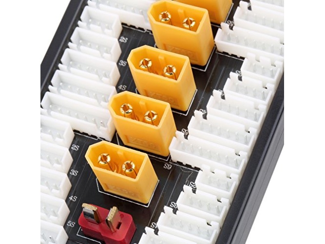 Parallel Lade / Charging Board - XT60 - für bis zu 6 LiPos / 2-6S – Bild 2