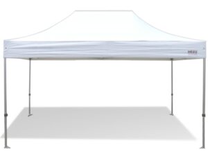 HEBU-Tent Faltzelt DELUXE 4x4m weiss