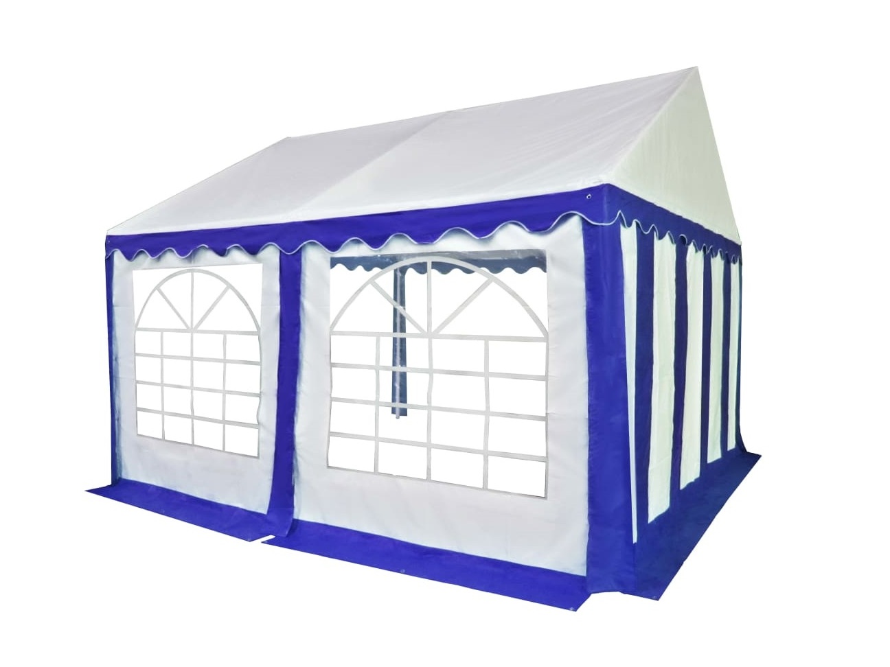 HEBU-Tent - Profi PVC Partyzelt 3x4 m blau – Bild 2