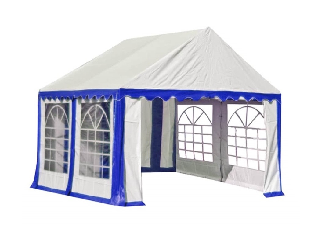 HEBU-Tent - Profi PVC Partyzelt 3x4 m blau – Bild 3