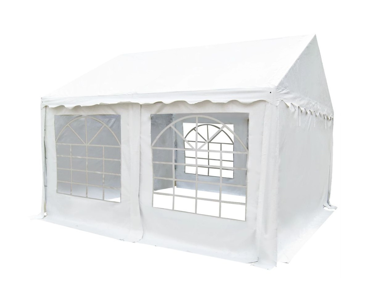 HEBU-Tent - Profi PVC Partyzelt 3x4 m weiss – Bild 2