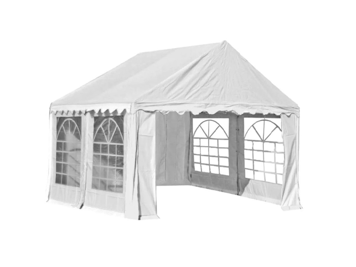 HEBU-Tent - Profi PVC Partyzelt 3x4 m weiss – Bild 3