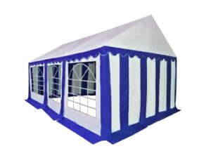 HEBU-Tent - Profi PVC Partyzelt 3x6 m blau