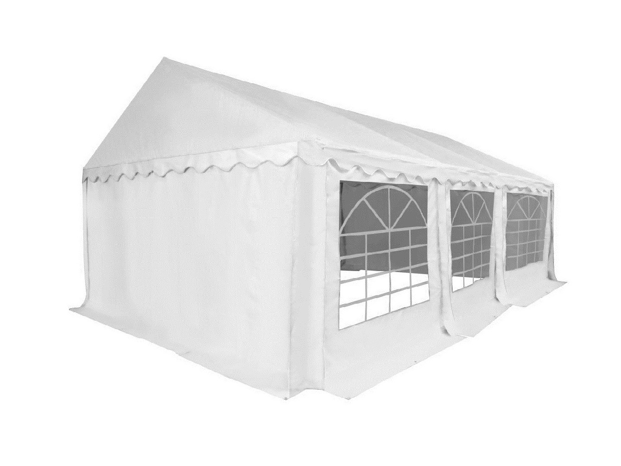 HEBU-Tent - Profi PVC Partyzelt 5x6 m weiss