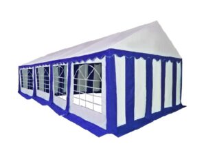 HEBU-Tent - Profi PVC Partyzelt 4x8 m blau
