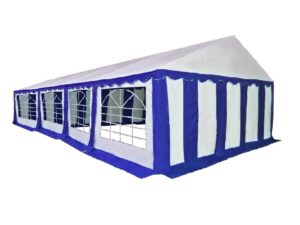 HEBU-Tent - Profi PVC Partyzelt 6x8 m blau