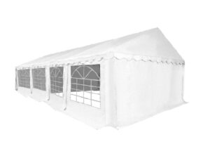 HEBU-Tent - Profi PVC Partyzelt 5x8 m weiss