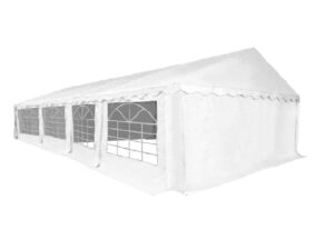 HEBU-Tent - Profi PVC Partyzelt 6x8 m weiss