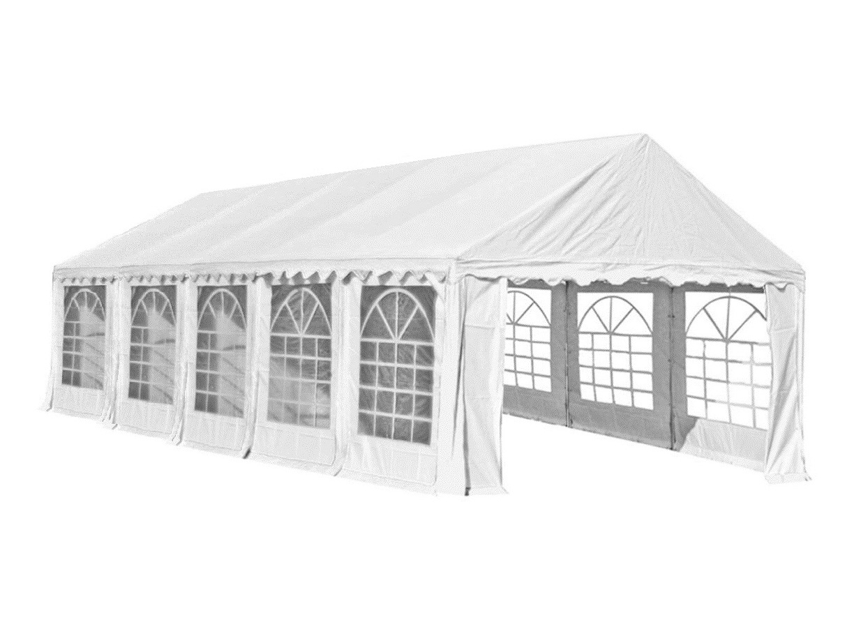HEBU-Tent - Profi PVC Partyzelt 5x10 m weiss – Bild 3
