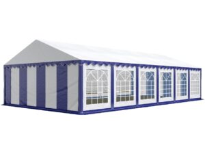 HEBU-Tent - Profi PVC Partyzelt 6x12 m blau