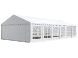 HEBU-Tent - Profi PVC Partyzelt 6x12 m weiss