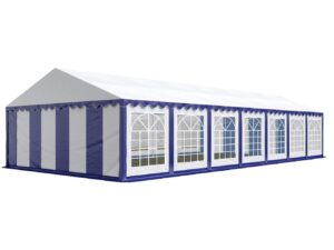 HEBU-Tent - Profi PVC Partyzelt 7x15 m blau