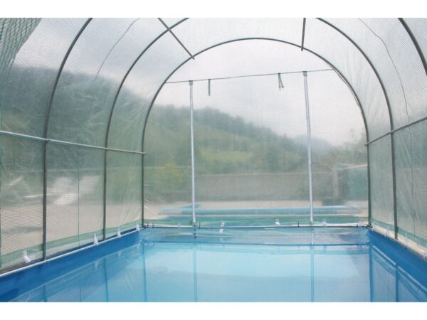 Foliengewächshaus 3x6m - 18m² - 180gr./m² PE – Bild 5