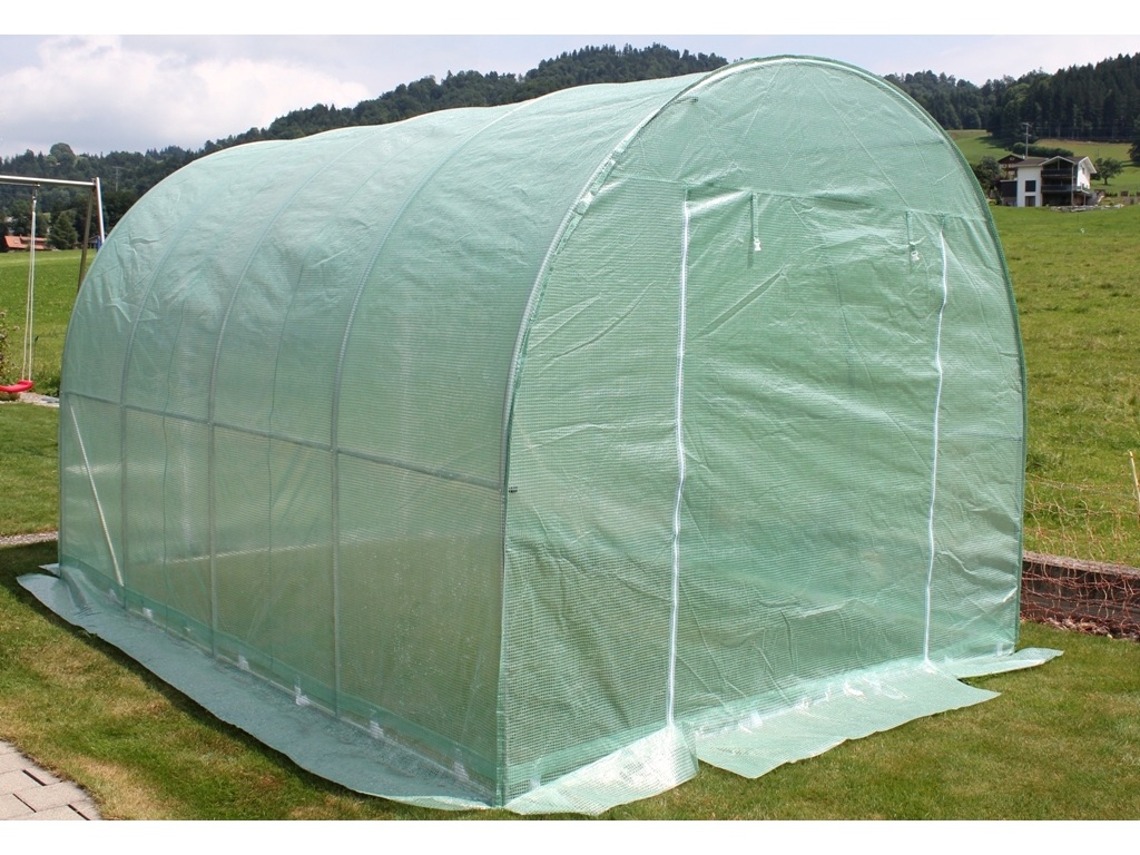 Foliengewächshaus 3x6m - 18m² - 180gr./m² PE – Bild 4