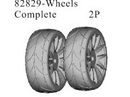 Strassen-Reifen mit Felge 1663 / PRO 82829PT/ (82827P+82828)