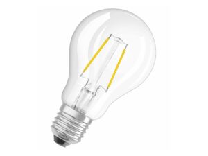 LED-Birne E27 - 3 Volt - 1 Watt, 2700K - warm-weiss RETRO, 2er-Set
