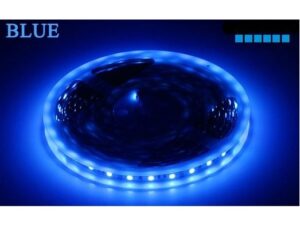 LED Streifen 1 Meter, wasserdicht, blau, 15W/m, 60LED/m,  SMD-5050