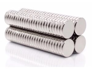 Neodym-Magnet N35, 8x2.0mm, Kabinenhaubenbefestigung, 10 Stück / Set