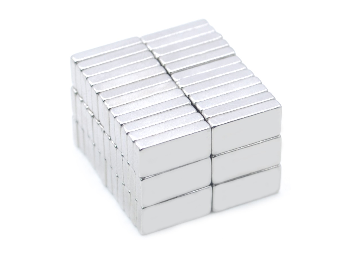 Neodym-Magnet N35, 10x5x1.6mm, 10 Stück / Set