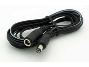 Adapterkabel DC 2.1 x 5.5mm weiblich/männlich 1 Meter