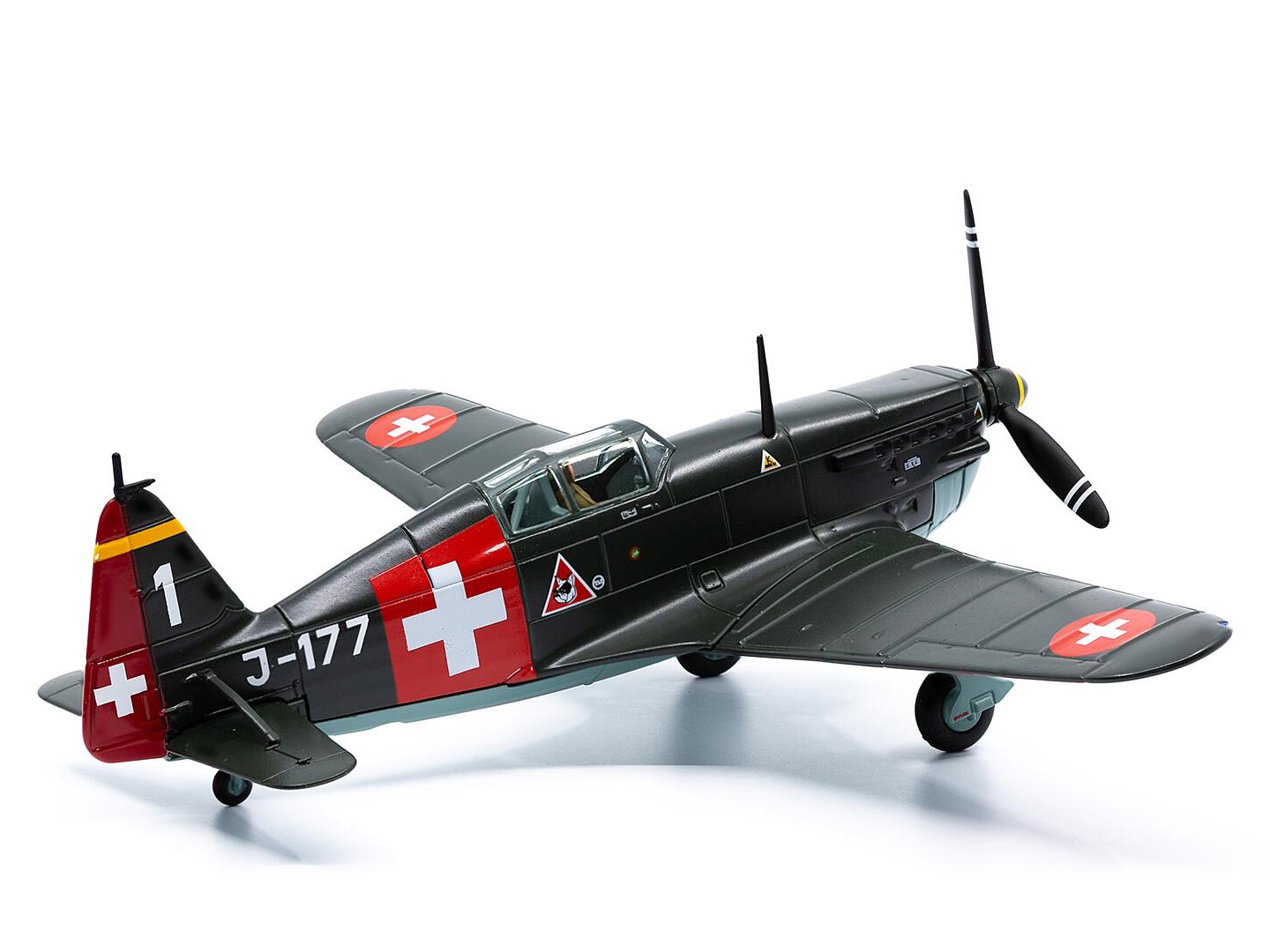 DieCast Flugzeug - ACE Morane D-3801 (1944) J-177 Bulldog – Bild 2