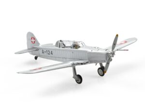DieCast Flugzeug - ACE Pilatus P-2-05 A-124 Silber / Aluminium (1963)