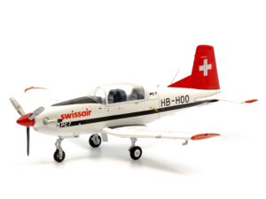 DieCast Flugzeug - ACE Pilatus PC-7 Swissair HB-HOO