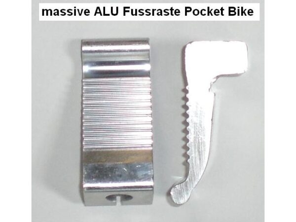 Fussrasten massiv alu 1 Paar