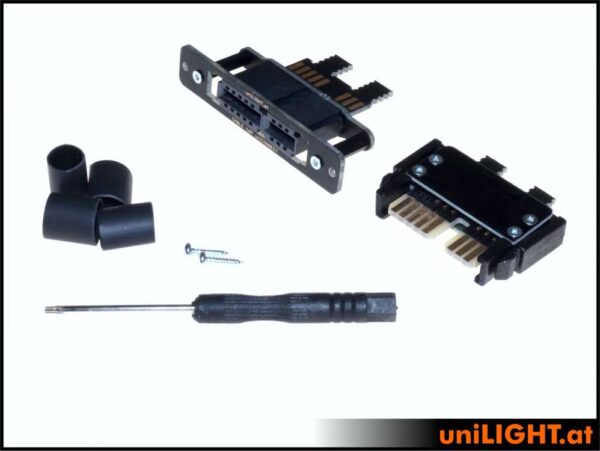 uniLIGHT Kabel-Steckverbindung, 3 primäre 10 sekundäre Pole - DIY – Bild 6