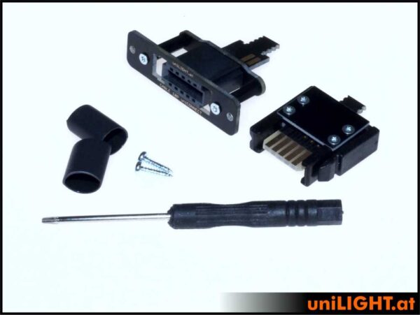 uniLIGHT Kabel-Steckverbindung, 3 primäre 4 sekundäre Pole - DIY – Bild 6