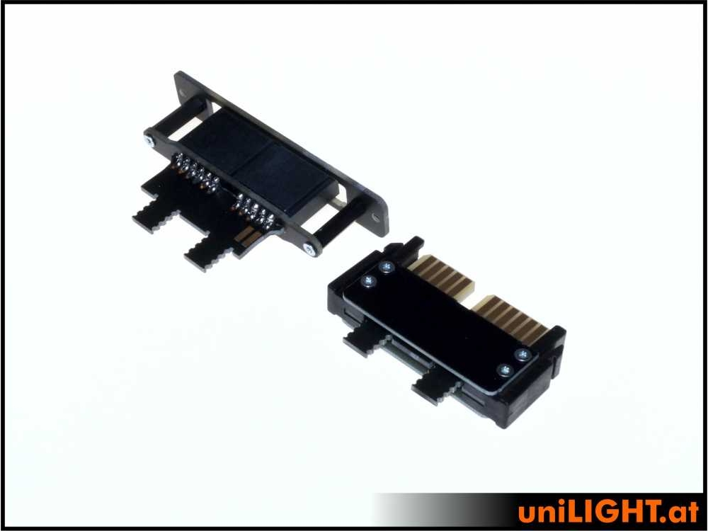 uniLIGHT Kabel-Steckverbindung, 6 primäre 10 sekundäre Pole - DIY – Bild 5