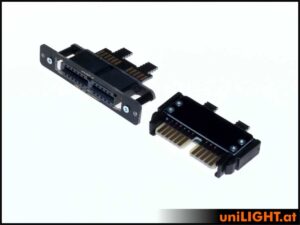 uniLIGHT Kabel-Steckverbindung, 8 primäre 6 sekundäre Pole - RTW