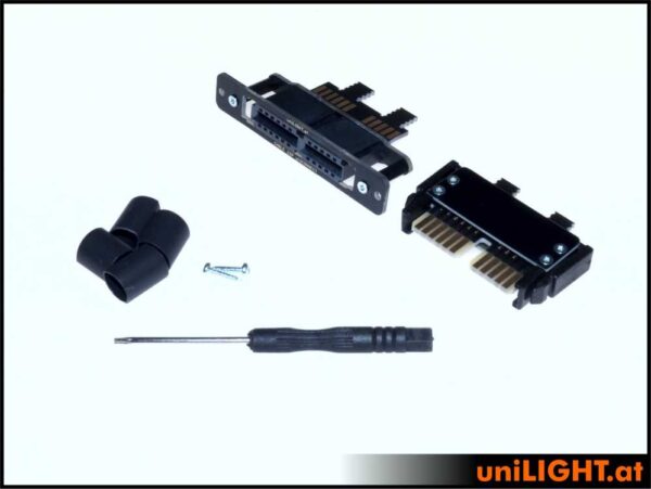 uniLIGHT Kabel-Steckverbindung, 9 primäre 4 sekundäre Pole – Bild 5