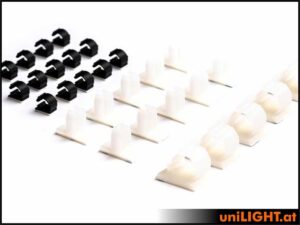 uniLIGHT Kabelführung Clips-Set