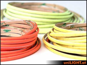 uniLIGHT FineLine COB-Strip 3mm, 4W/m, 3m Rolle - rot