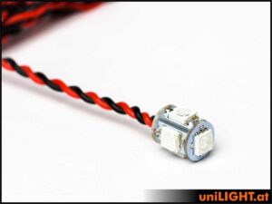 uniLIGHT 1W Würfelstrahler 5-seitig - weiss