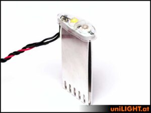 uniLIGHT 11mm DUAL Navigation + Blitzlicht, 16Wx2,T-Fuse - rot-weiss