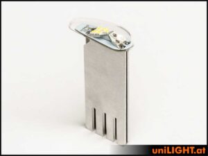 uniLIGHT 12mm DUAL Navigation + Blitzlicht, 19Wx2, T-Fuse - rot-weiss