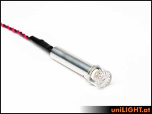 uniLIGHT 13mm DUAL Navigation + Blitzlicht, 8Wx2, T-Fuse - weiss-weiss