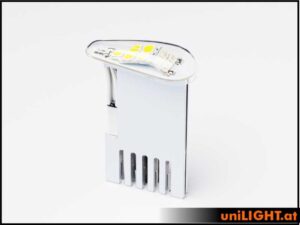 uniLIGHT 20mm DUAL Navigation + Blitzlicht, 45Wx2, T-Fuse - grün-weiss