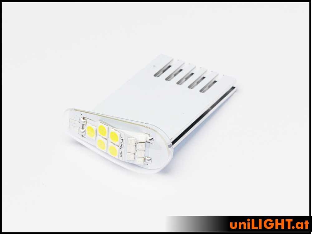 uniLIGHT 20mm DUAL Navigation + Blitzlicht, 45Wx2, T-Fuse - grün-weiss – Bild 2