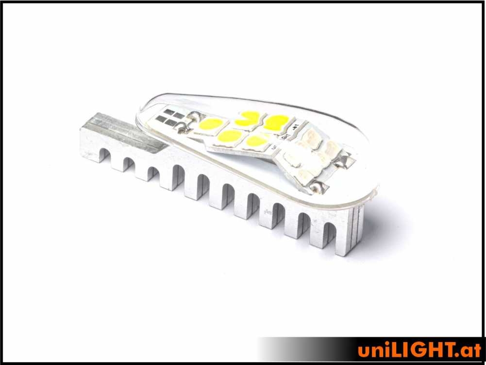 uniLIGHT 20mm DUAL Navigation + Blitzlicht, 21Wx2, T-Fuse - rot-weiss