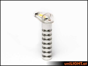 uniLIGHT 7mm DUAL Navigations + Blitzlicht, 6Wx2 - rot-weiss